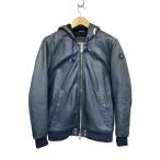 DIESEL◆レザージャケット・ブルゾン/S/レザー/NVY