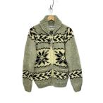 KANATA◆カウチンセーター/40/ウール/GRY