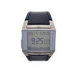 JUNGHANS◆/デジタル/レザー/BLK/026 4510 00/MEGA1000///