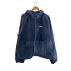 STUSSY◆ジャケット/XL/ナイロン/NVY/無地/--