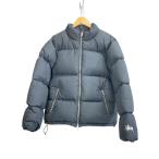 STUSSY◆ダウンジャケット/M/ナイロン/BLK/無地/115711