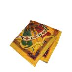 HERMES*Carpe Diem Scarf/ шарф / шелк /YLW/ общий рисунок / женский //