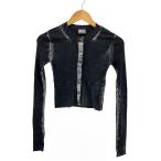 ショッピングdiesel DIESEL◆カーディガン(薄手)/S/ウール/BLK/M-CLARITA
