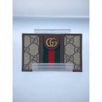 GUCCI◆カードケース[仕入]/PVC/BRW/総