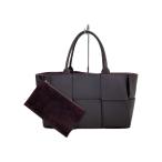 ショッピングbottega BOTTEGA VENETA◆ザ アルコトート/トートバッグ/レザー/ボルドー/無地/609175/イントレチャート//