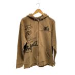 STUSSY◆ジップパーカー/L/コットン/BRW