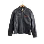 HARLEY DAVIDSON◆シングルライダースジャケット/M/レザー/BLK/97134-07VM