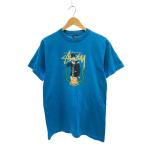ショッピングstussy STUSSY◆Tシャツ/M/コットン/BLU