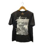 STUSSY◆Tシャツ/M/コットン/BLK