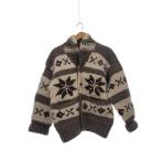 ショッピングカウチン カーディガン(厚手)/--/ウール/ベージュ/カウチンカーディガン