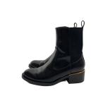 ZARA◆ショートブーツ/37/BLK