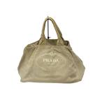 ショッピングPRADA PRADA◆トートバッグ/コットン/BEG