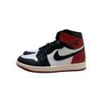 NIKE◆AIR JORDAN 1 RETRO HIGH OG_エアジョーダン1 レトロ ハイ OG/27cm/RED//