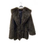 ショッピングzara ZARA◆ジャケット/M/ポリエステル/BRW/無地