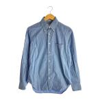 ショッピングINDIVIDUALIZED individualized shirts◆長袖シャツ/14.5/コットン/BLU//ボタンダウン