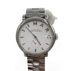ショッピングJACOBS MARC BY MARC JACOBS◆クォーツ腕時計/アナログ/ステンレス/WHT/SLV/MBM3242