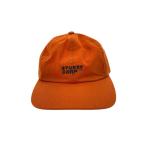 STUSSY◆キャップ/FREE/コットン/オレンジ/メンズ