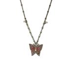 ANNA SUI* бабочка узор / колье /--/PNK/ верх иметь / женский 