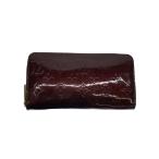 ショッピングLOUIS LOUIS VUITTON◆長財布/エナメル/ジッピー・ウォレット＿モノグラム・ヴェルニ