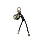 LOUIS VUITTON◆キーホルダー・レザーロープ_ダミエ・エベヌ/牛革/GRY/メンズ