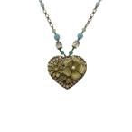 ANNA SUI* колье /--/SLV/ верх иметь / женский / Heart цветок длинный колье 