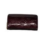 ショッピングヴェルニ LOUIS VUITTON◆ジッピー・ウォレット_モノグラム・ヴェルニ/エナメル/BRD/メンズ