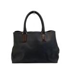 BOTTEGA VENETA◆トートバッグ/--/BLK/無地/22498