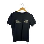 FENDI◆Tシャツ/S/コットン/BLK/無地/FY0894ABR7/フェンディ