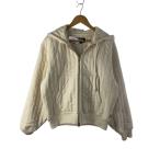 STUSSY◆ジップパーカー/S/コットン/WHT/118526