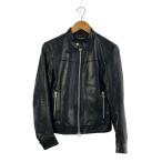 UNITED ARROWS green label relaxing◆シングルライダースジャケット/S/羊革/BLK/3125-136-0098