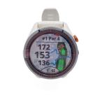 GARMIN◆スマートウォッチ/デジタル/ラバー/WHT