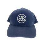 STUSSY◆キャップ/--/コットン/NVY/メンズ/131695