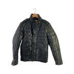 ショッピングレザージャケット AVIREX◆レザージャケット・ブルゾン/M/レザー/BLK/6121015