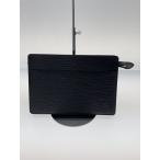LOUIS VUITTON◆ポシェット・オム_エピ_BLK/レザー/BLK