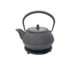 南部鉄器◆急須/鉄器/茶托セット/6