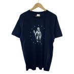 CHROME HEARTS◆JOE FOTI/スカルプリント/Tシャツ/XL/コットン/BLK//