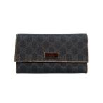 GUCCI◆長財布_GGプラス/PVC/WHT/レディ�