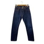 EVISU◆デニムパンツ/ボタンフライ/Vステッチ/32/デニム/IDG/2000