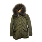Woolrich◆LUXURY ARCTIC PARKA ZIP UP/ダウンジャケット/XS/ポリエステル/KHK/1602165