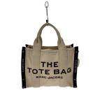 MARC JACOBS◆ハンドバッグ/キャンバス/BEG/QC-007641