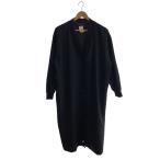 ショッピングロングカーディガン mizuiro ind◆ロングカーディガン(薄手)/--/ポリエステル/BLK/無地//