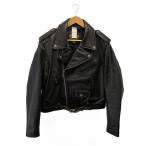 HARLEY DAVIDSON◆ダブルライダースジャケット/XL/レザー/BLK/40180