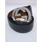 ショッピングgucci GUCCI◆ベルト/BLK/総柄/メンズ/525040