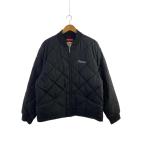 ショッピングsupreme Supreme◆キルティングジャケット/XL/ナイロン/BLK/無地