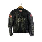 SIMPSON◆レザージャケット・ブルゾン/LL/牛革/BLK