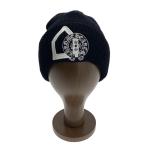 CHROME HEARTS◆ニットキャップ/--/ウール/BLK/無地/メンズ