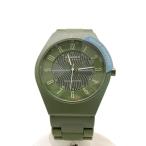 SKAGEN◆ソーラー腕時計/アナログ/--/GRN/GRN/SKW6811