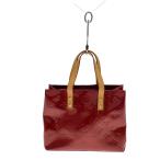 LOUIS VUITTON◆リードPM_モノグラム・ヴェルニ/エナメル/RED