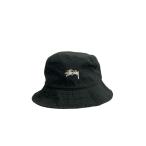 ショッピングstussy STUSSY◆バケットハット/--/コットン/BLK/無地/メンズ