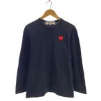 ショッピングGARCONS PLAY COMME des GARCONS◆長袖Tシャツ/L/コットン/BLK/AZ-T118
